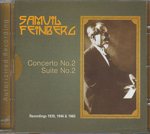 Samuel Feinberg. Concert No. 2. Suite No. 2. (1 CD)